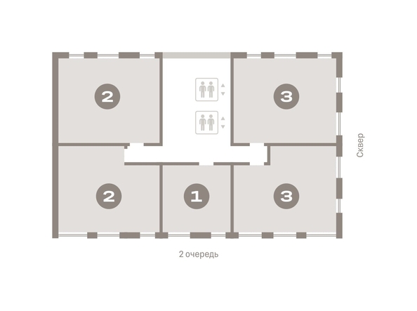 
  Продается 2-комн. квартира, 78.16 м², ЖК Авиатор, дом 3
. Фото 6.