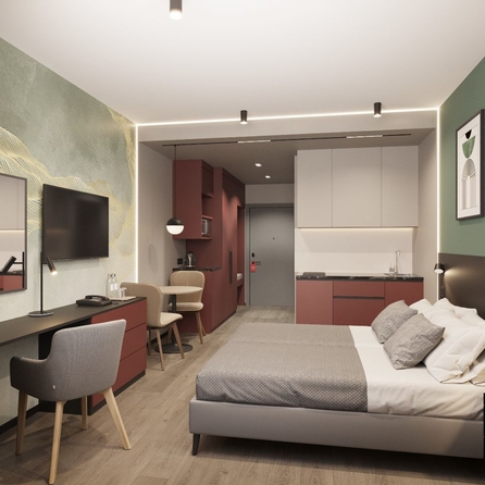 
  Продается апартамент, 21.72 м², АК АЭРОН, секция В
. Фото 1.