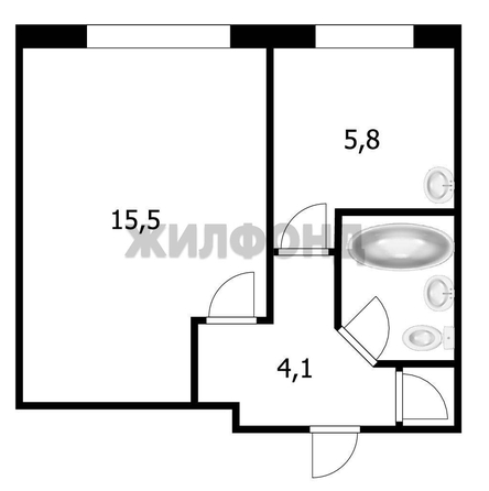 
  Продается 1-комн. квартира, 29.1 м², Твардовского ул, д. 12
. Фото 10.