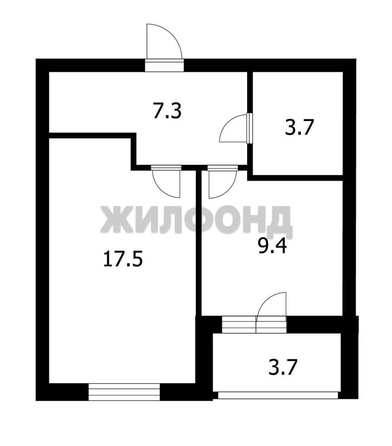 
  Продается 1-комн. квартира, 37.9 м², Рассветная ул, д. 10
. Фото 20.