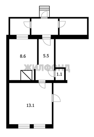 
  Продается дом, 28.3 м², Бердск
. Фото 8.