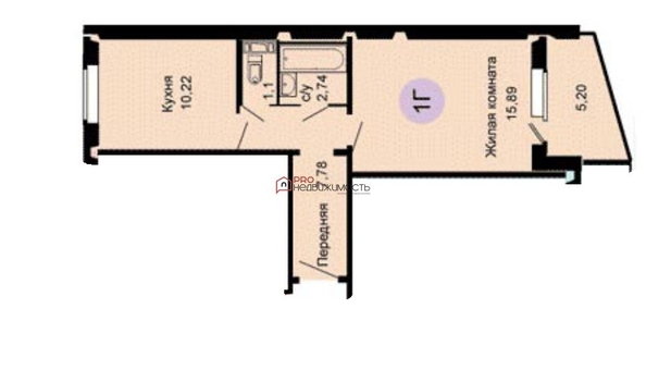 
  Продается 1-комн. квартира, 37.7 м², Петухова ул, д. 97
. Фото 21.