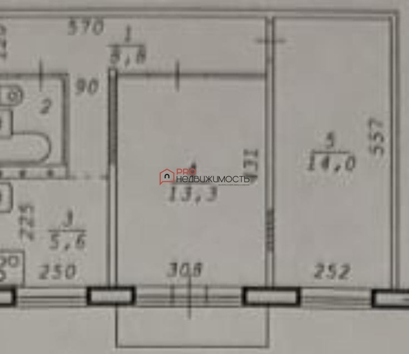 
  Продается 2-комн. квартира, 45.5 м², Сибиряков-Гвардейцев ул, д. 10
. Фото 16.