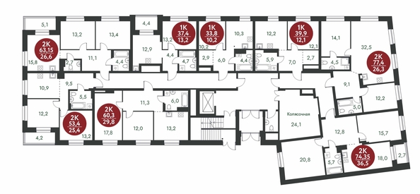 
  Продается 1-комн. квартира, 37.4 м², ЖК Скандинавские кварталы, дом 1
. Фото 1.