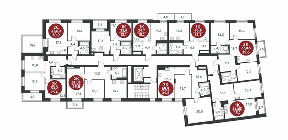 
  Продается 2-комн. квартира, 69.9 м², ЖК Скандинавские кварталы, дом 1
. Фото 1.