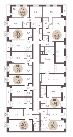 
  Продается 1-комн. квартира, 39.4 м², ЖК Зеленый город, дом 1
. Фото 1.