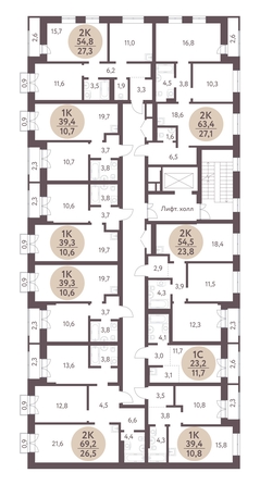 
  Продается 1-комн. квартира 39.4 м², в ЖК Зеленый город, дом 1. Фото 1.