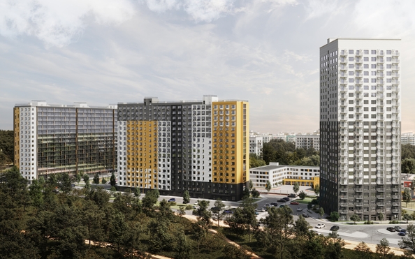 
  Продается 1-комн. квартира, 42.69 м², ЖК Семейный квартал, дом 3
. Фото 3.