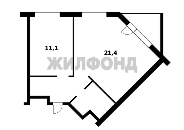 
  Продается 2-комн. квартира, 41.3 м², ЖК На Тульской, 1 этап
. Фото 22.