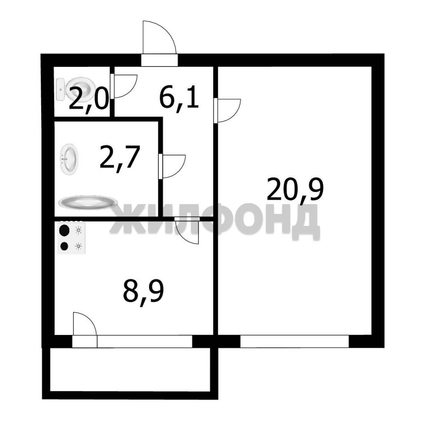 
  Продается 1-комн. квартира, 40.6 м², Дениса Давыдова ул, д. 9
. Фото 1.