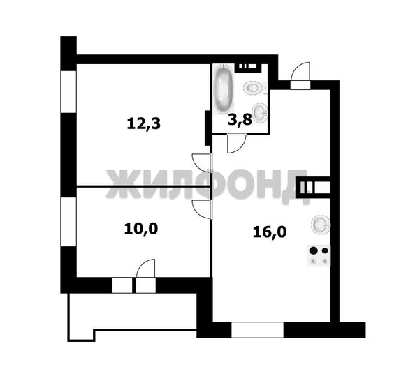 
  Продается 3-комн. квартира, 45.7 м², ЖК На Покатной, дом 2
. Фото 23.