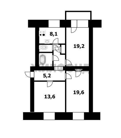 
  Продается комната, 13.6 м², Халтурина ул, д. 18
. Фото 8.