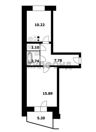 
  Продается 1-комн. квартира, 37.3 м², Сибиряков-Гвардейцев ул, д. 64/2
. Фото 12.