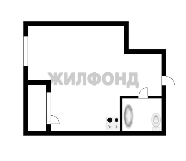 
  Продается студия, 35.7 м², ЖК Gorizont (Горизонт), дом 1
. Фото 20.