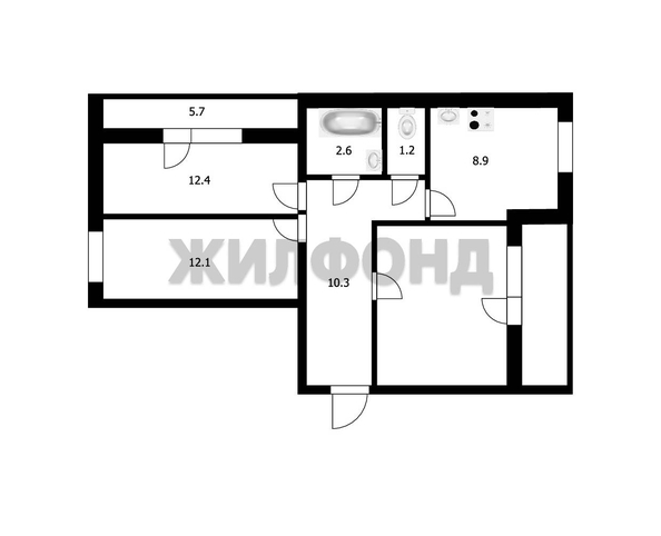 
  Продается комната, 24.5 м², Троллейная ул, д. 7
. Фото 13.