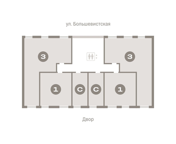 
  Продается 3-комн. квартира, 87.7 м², ЖК Европейский берег, дом 44
. Фото 1.