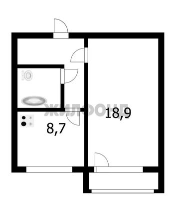 
  Продается 1-комн. квартира, 37.4 м², Петухова ул, д. 99/2
. Фото 19.