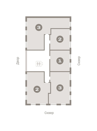
  Продается 1-комн. квартира, 36.17 м², ЖК Пшеница, дом 4
. Фото 12.