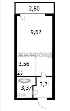 
  Продается студия, 19.7 м², Виктора Уса ул, д. 7
. Фото 13.