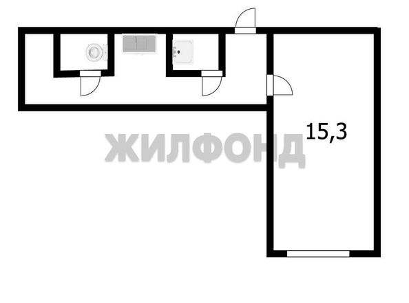 
  Продается комната, 15.3 м², Каменская ул, д. 26
. Фото 5.