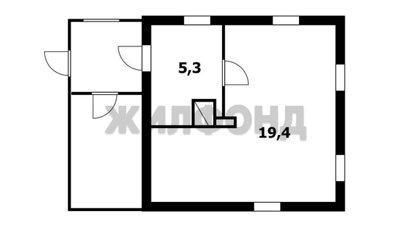 
  Продается дом, 24.7 м², село Криводановка
. Фото 4.