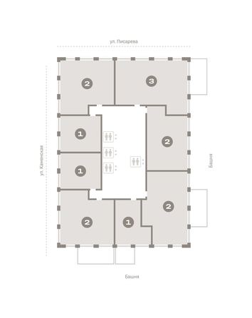 
  Продается 2-комн. квартира, 107.87 м², ЖК Мылзавод, дом 8
. Фото 13.