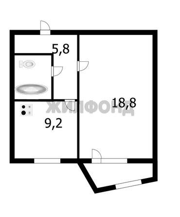 
  Продается 1-комн. квартира, 37.3 м², Объединения ул, д. 35/1
. Фото 16.