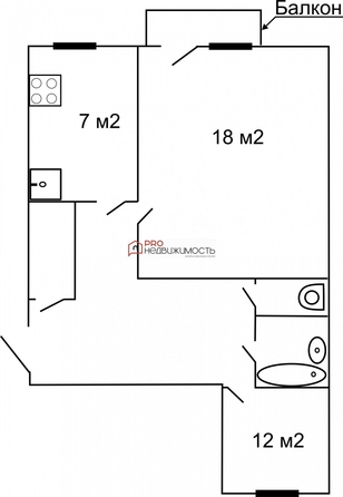 
  Продается 2-комн. квартира, 43.5 м², Степная ул, д. 63/1
. Фото 18.