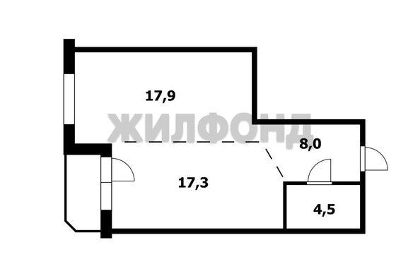
  Продается 1-комн. квартира, 47.7 м², Аникина ул, д. 16
. Фото 27.