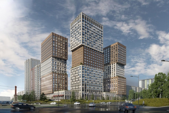 
  Продается 3-комн. квартира, 50.1 м², ЖК Lemont (Лемонт), башня Marée
. Фото 1.