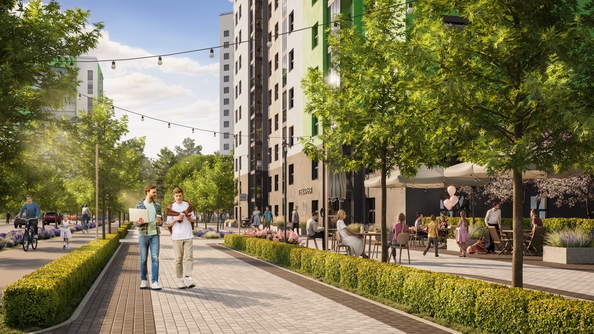 
  Продается 1-комн. квартира, 44.5 м², ЖК Эко-квартал на Кедровой, д 3 сек 2
. Фото 4.