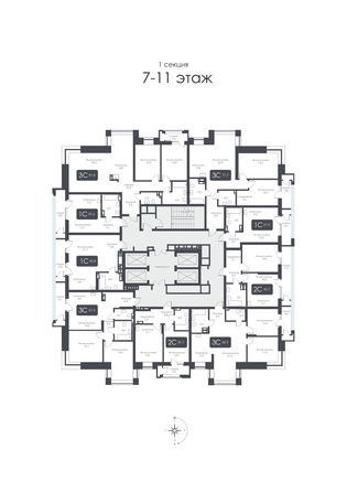 
  Продается 3-комн. квартира 87.8 м², в ЖК СИТИ ТАУЭРС. Фото 37.