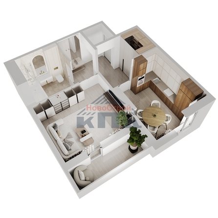 
  Продается 1-комн. квартира 44.2 м², в ЖК Два поэта. Фото 2.