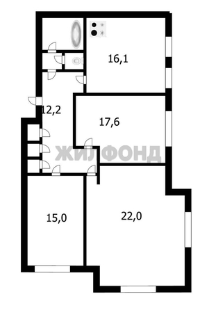 
  Продается 3-комн. квартира 92.9 м². Фото 24.
