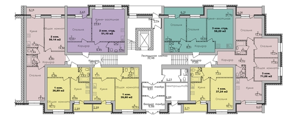 
  Продается 1-комн. квартира 36.89 м². Фото 1.