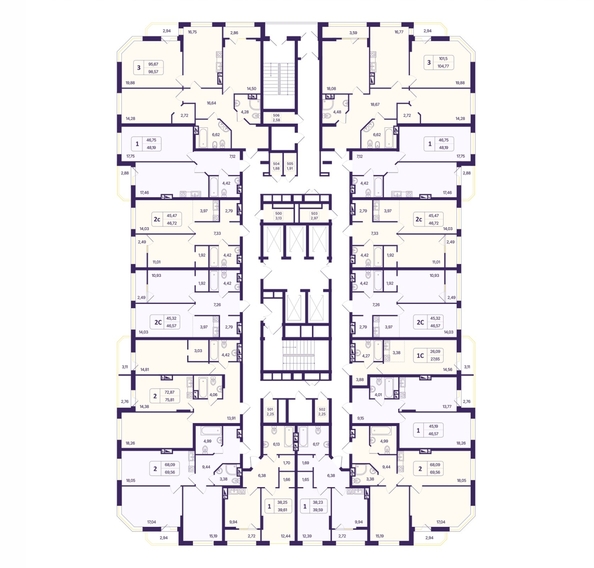 
  Продается 1-комн. квартира 48.19 м², в ЖК Астон. Шесть звёзд, 2. Фото 1.