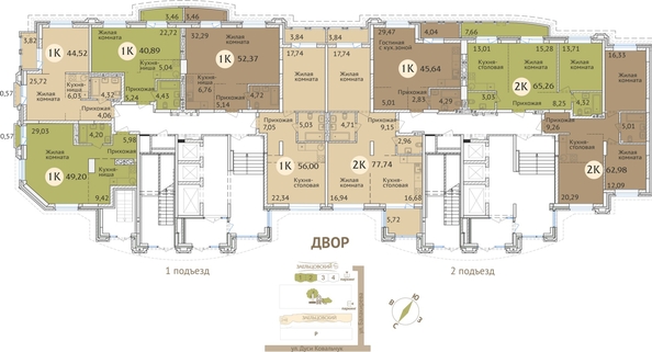 
  Продается 4-комн. квартира 157.9 м², в ЖК Заельцовский. Фото 21.