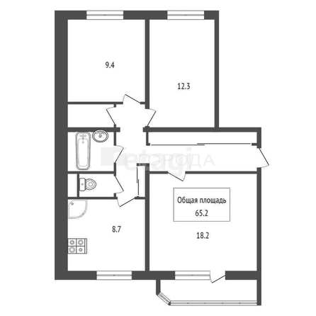 
  Продается комната 32 м². Фото 12.