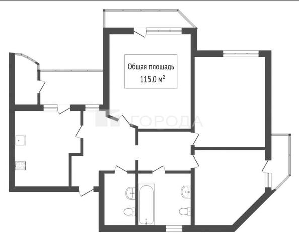 
  Продается 3-комн. квартира 115 м². Фото 49.