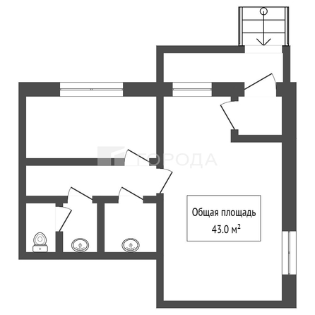 
  Сдается универсальное помещение 43 м². Фото 19.