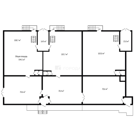 
  Сдается универсальное помещение 594.5 м². Фото 24.