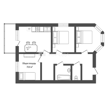 
  Продается дом 70 м². Фото 13.
