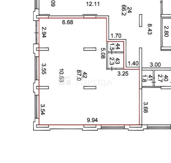 
  Сдается универсальное помещение 91 м², в ЖК 1-й на Киевской. Фото 22.