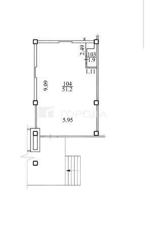 
  Сдается универсальное помещение 53.1 м². Фото 4.