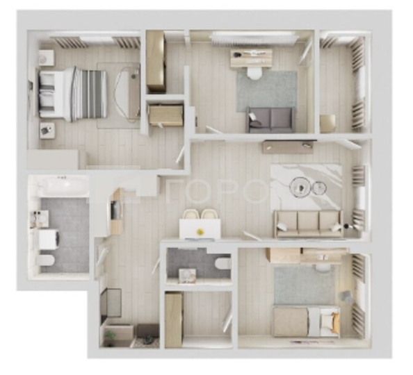 
  Продается 3-комн. квартира 84.83 м². Фото 14.