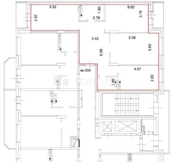 
  Продается 3-комн. квартира 91 м², в ЖК Покровский, блок-секция  3, 4, 5. Фото 12.