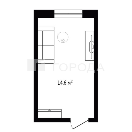 
  Продается комната 14.6 м². Фото 10.
