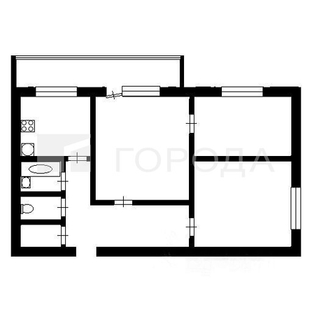 
  Продается 3-комн. квартира 55.2 м². Фото 30.