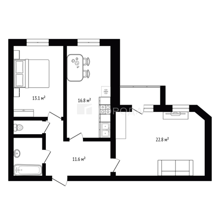 
  Продается 2-комн. квартира 69.4 м². Фото 3.