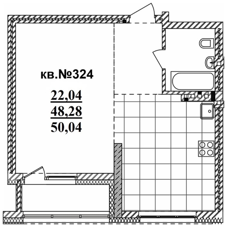 
  Продается студия 50.04 м², в ЖК  Римский квартал, 2 очередь. Фото 3.